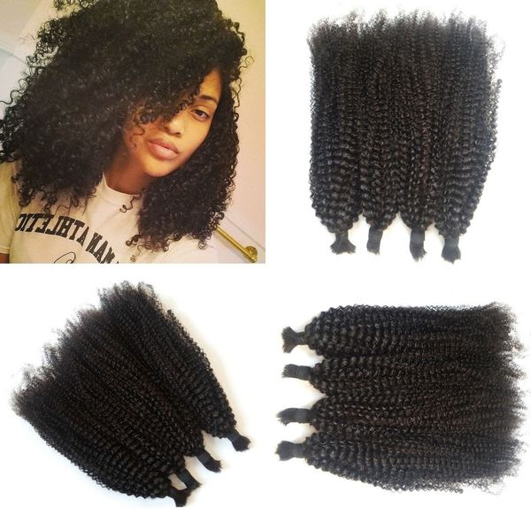 burmese hair bulk no weft no attachment kinky curly human bulk hair for braiding 4 bundles fdshine hair, Black
burmese hair bulk no weft no attachment kinky curly human bulk hair for braiding 4 bundles fdshine hair, Black