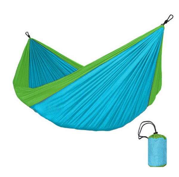 double lightweight nylon hammock, ropes and carabiners included, bed length and width: 9.2 x 1.6ft/2.8 x 1.5m
double lightweight nylon hammock, ropes and carabiners included, bed length and width: 9.2 x 1.6ft/2.8 x 1.5m