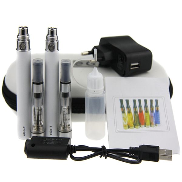 Ego T CE4 Starter Kit Zipper case Double Kit Electronic Cigarette 2 Atomizers 2 Batteries 650mah 900mah 1100mah vapor vaporizer E-Cigarette
Ego T CE4 Starter Kit Zipper case Double Kit Electronic Cigarette 2 Atomizers 2 Batteries 650mah 900mah 1100mah vapor vaporizer E-Cigarette