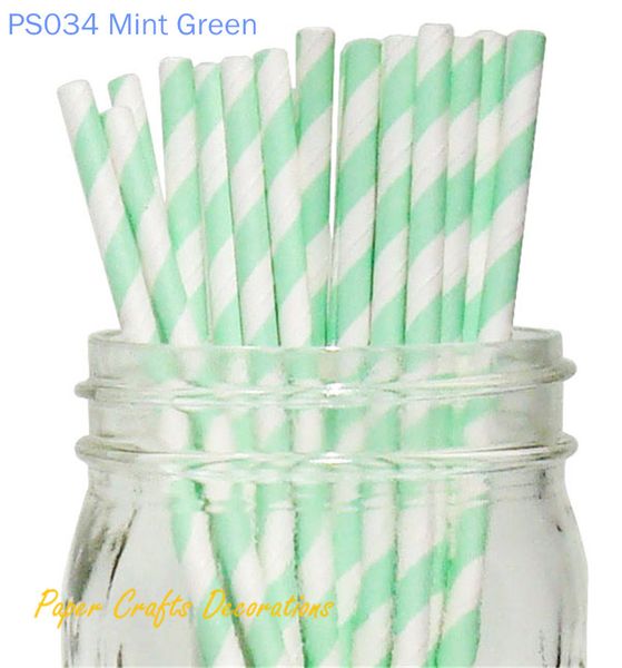 wholesale-5pack (pack of 25) 8" mint green striped paper party straws wedding supplies 233 designs available
wholesale-5pack (pack of 25) 8" mint green striped paper party straws wedding supplies 233 designs available