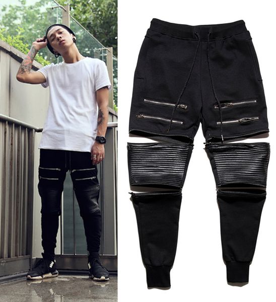 wholesale- 2016 god yeezu west vintage streets hip hop mens long pants zipper casual jogger dance sportwear, Black
wholesale- 2016 god yeezu west vintage streets hip hop mens long pants zipper casual jogger dance sportwear, Black
