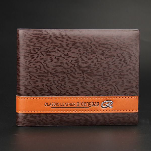 fashion new solid color stripes men wallets leisure cross vertical 3 fold brown id credit card holder purse wallet ing, Red;black
fashion new solid color stripes men wallets leisure cross vertical 3 fold brown id credit card holder purse wallet ing, Red;black