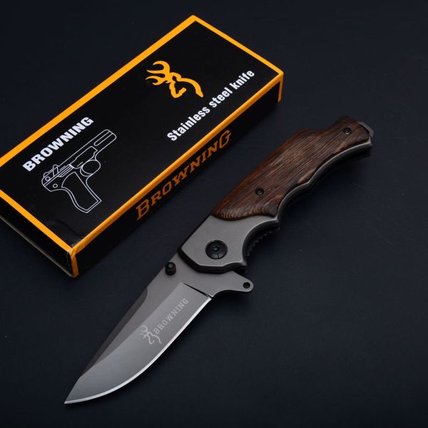 Hunting Knife Browning Folding Pocket Knife 3Cr13Mov 55HRC Wood Handle Survival Tactical Camping Knife Hand Tool B482L
Hunting Knife Browning Folding Pocket Knife 3Cr13Mov 55HRC Wood Handle Survival Tactical Camping Knife Hand Tool B482L