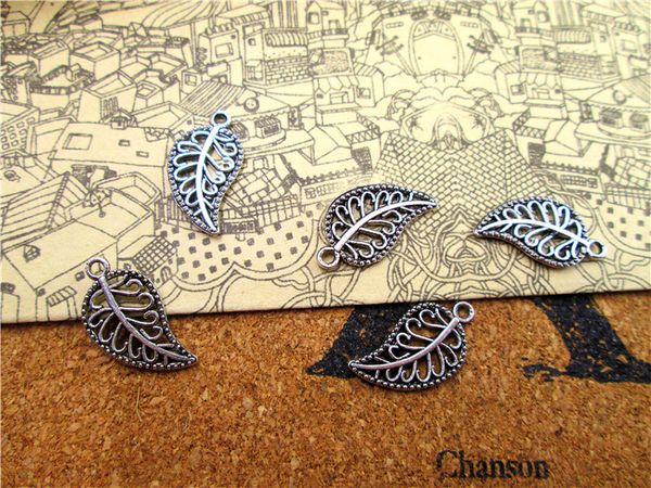 90pcs--leaf charms, antique tibetan silver leaf charm pendants, country style, diy supplies, 19x10 mm, Bronze;silver
90pcs--leaf charms, antique tibetan silver leaf charm pendants, country style, diy supplies, 19x10 mm, Bronze;silver
