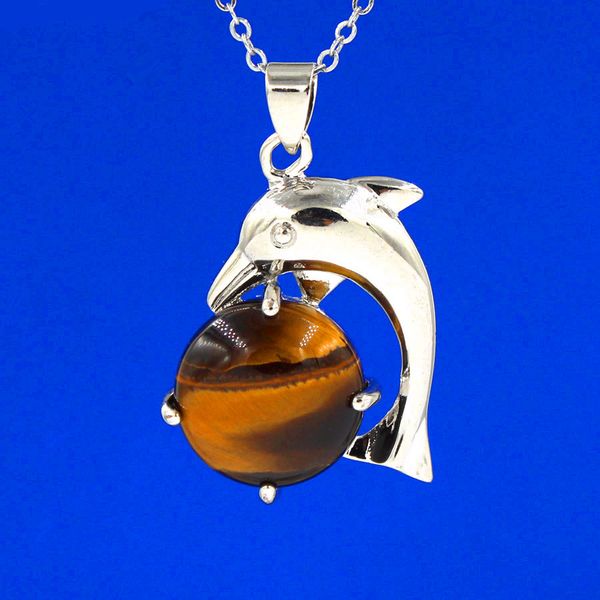 musiling jewelry dolphin show bead pendant necklace chain natural gem stone pendant reiki pendulum charms reiki chakra amulet jewelry, Silver
musiling jewelry dolphin show bead pendant necklace chain natural gem stone pendant reiki pendulum charms reiki chakra amulet jewelry, Silver