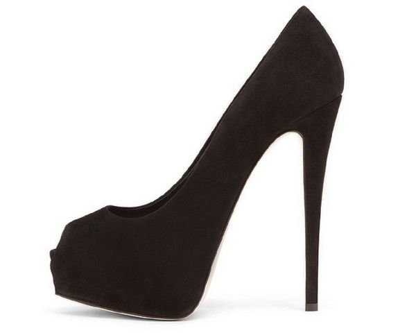 zandina женская мода sexy ручной работы высокий каблук peep toe платформа разноцветные шпильках слайд свадебные насосы обувь blacksuede, Black
zandina женская мода sexy ручной работы высокий каблук peep toe платформа разноцветные шпильках слайд свадебные насосы обувь blacksuede, Black