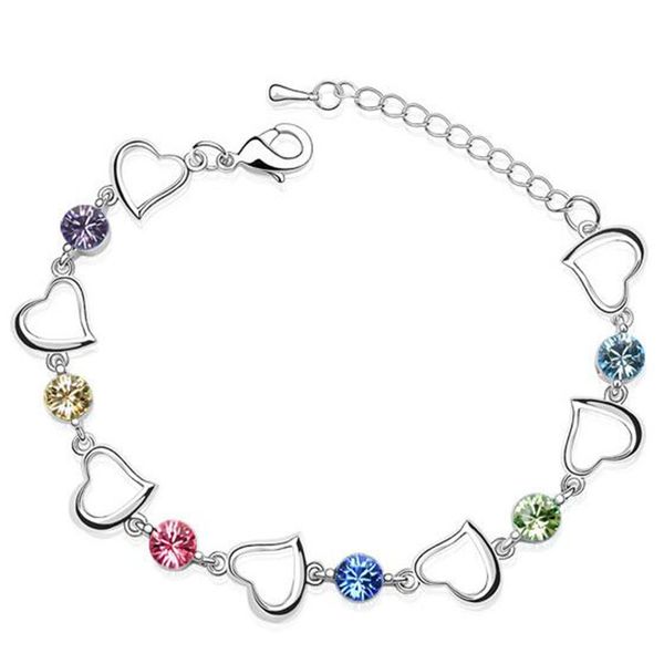 Браслет-подвеска для женщин Сердце с кристаллами от Swarovski Elements Rhinestone Элегантные б
Браслет-подвеска для женщин Сердце с кристаллами от Swarovski Elements Rhinestone Элегантные б