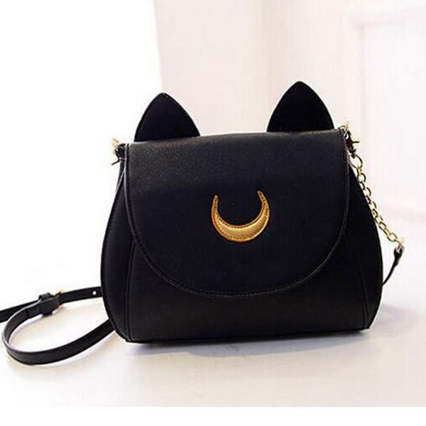 2016 new summer limited sailor moon chain shoulder bag ladies luna cat pu leather handbag women messenger crossbody small bag
2016 new summer limited sailor moon chain shoulder bag ladies luna cat pu leather handbag women messenger crossbody small bag