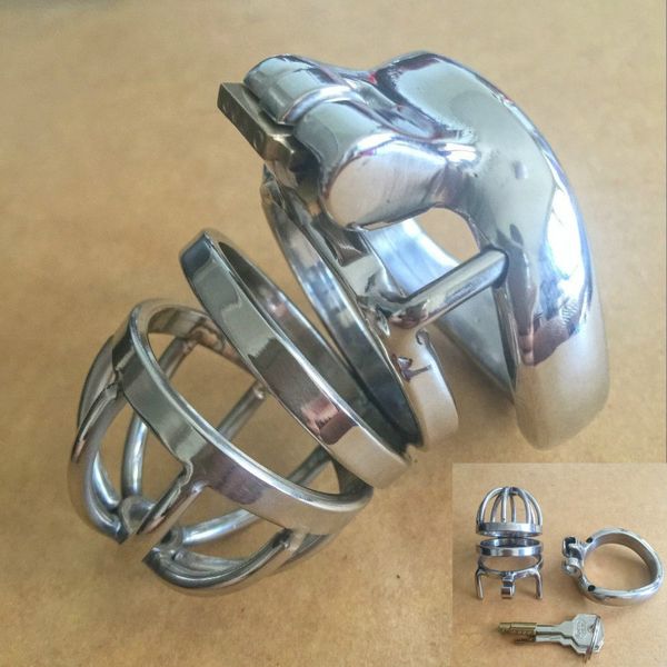 2017 lock design 70mm cage length stainless steel small male chastity devices 130g short cock cage for men
2017 lock design 70mm cage length stainless steel small male chastity devices 130g short cock cage for men