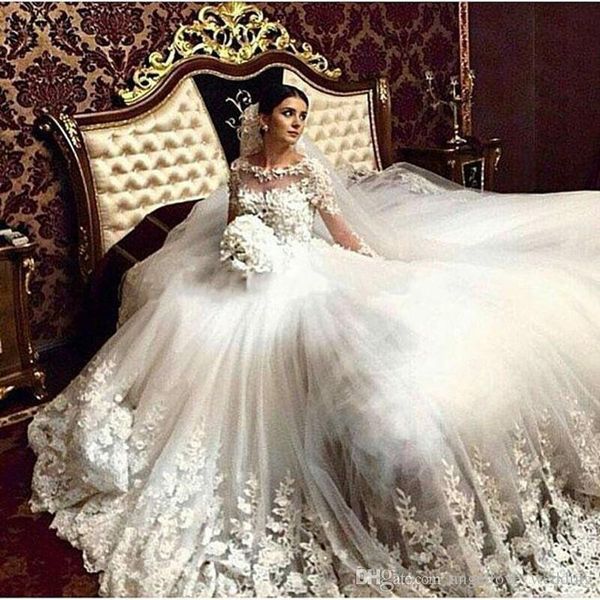 2022 romantic victorian wedding dresses scoop vintage long sleeves arabic muslim islamic wedding gowns lace appliques bridal dress, White
2022 romantic victorian wedding dresses scoop vintage long sleeves arabic muslim islamic wedding gowns lace appliques bridal dress, White