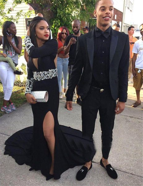 black split long-sleeve crystal v-neck prom dress spandex beading sash and sleeves evening dress with train vestidos largos de fiesta
black split long-sleeve crystal v-neck prom dress spandex beading sash and sleeves evening dress with train vestidos largos de fiesta