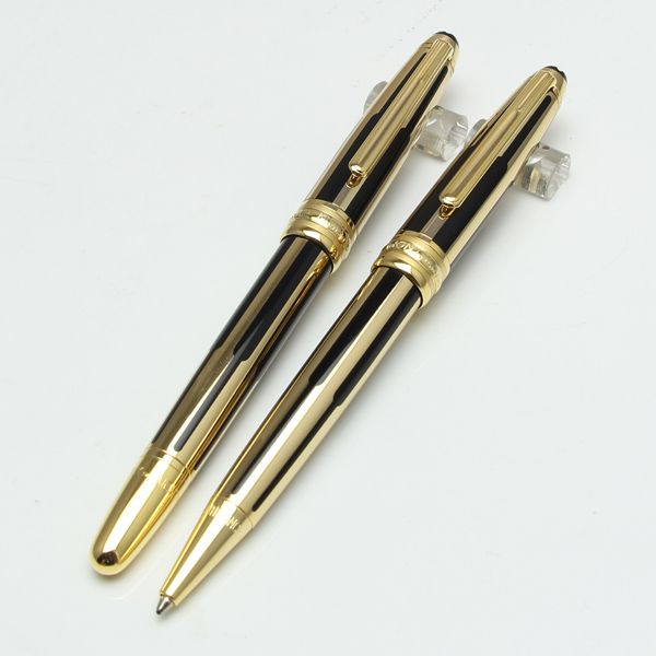 High quality new Monte black and gold stripes roller ball pen / ballpoint luxury mon pen wholesale gift free shipping
High quality new Monte black and gold stripes roller ball pen / ballpoint luxury mon pen wholesale gift free shipping