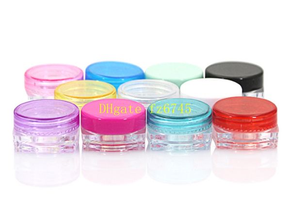 500pcs/lot 2g 2ml square cosmetic empty jar pot makeup face cream container bottle nail art powder storage box
500pcs/lot 2g 2ml square cosmetic empty jar pot makeup face cream container bottle nail art powder storage box