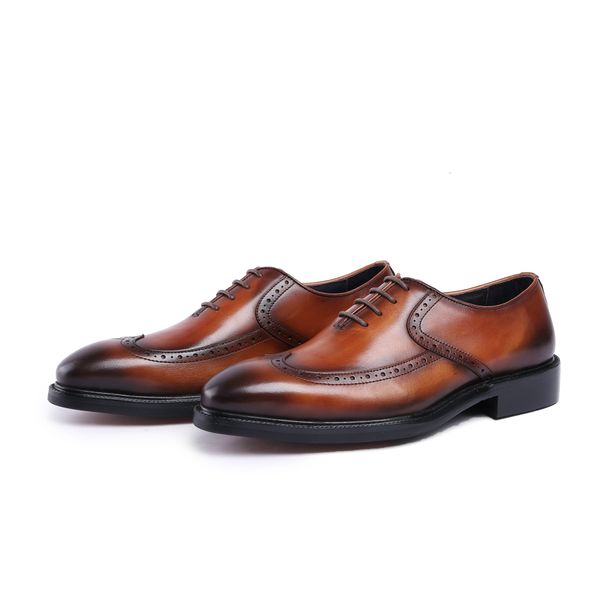 brand handmade men genuine leather driving shoes lace-up wear comfortable men dress wedding shoes prom men's loafers, Black
brand handmade men genuine leather driving shoes lace-up wear comfortable men dress wedding shoes prom men's loafers, Black