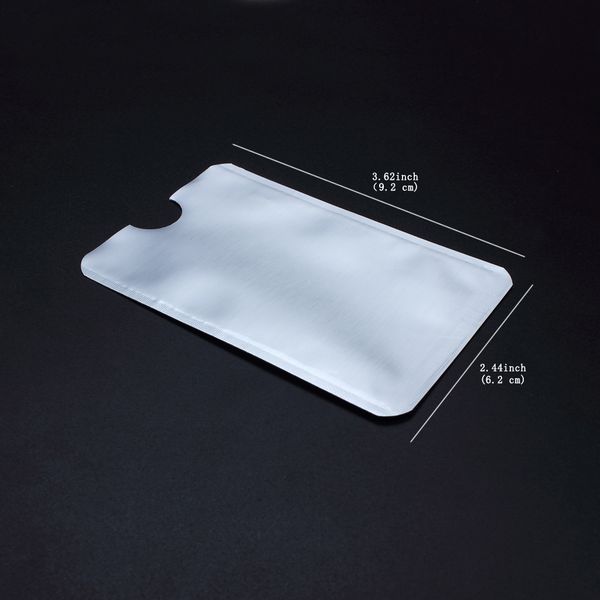 Алюминиевая фольга карты безопасности щит кредитной карты RFID-защита Anti-Theft охранной рукава протектор экрана водоустойчивый карта безопасности
Алюминиевая фольга карты безопасности щит кредитной карты RFID-защита Anti-Theft охранной рукава протектор экрана водоустойчивый карта безопасности
