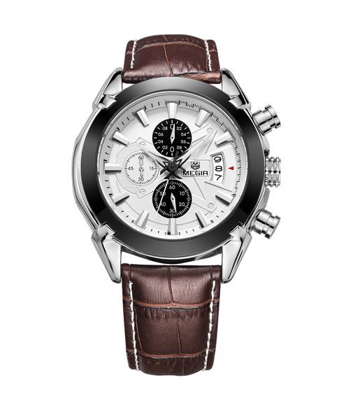 men brand genuine 2020 megir watches leather military sports quartz men jovou, Slivery;brown
men brand genuine 2020 megir watches leather military sports quartz men jovou, Slivery;brown