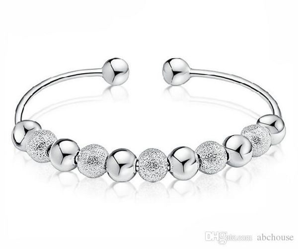 new fine jewelry white gold plating wedding jewelry 925 sterling silver bracelet bangles silver beads bangle 10pcs ing, Black
new fine jewelry white gold plating wedding jewelry 925 sterling silver bracelet bangles silver beads bangle 10pcs ing, Black