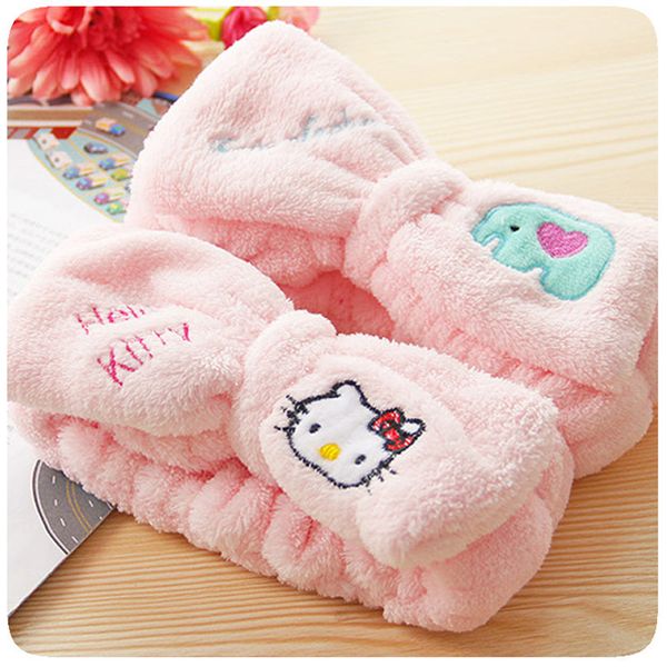 wholesale- pink women's coral velvet bows elastic headband bath shower cap cute hello kitty wash face makeup beauty exercise hair headw
wholesale- pink women's coral velvet bows elastic headband bath shower cap cute hello kitty wash face makeup beauty exercise hair headw