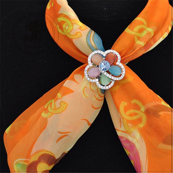 fashion colorful opal jewelry rhinestone accessories corsage colored flower brooch silk scarf buckle for women
fashion colorful opal jewelry rhinestone accessories corsage colored flower brooch silk scarf buckle for women