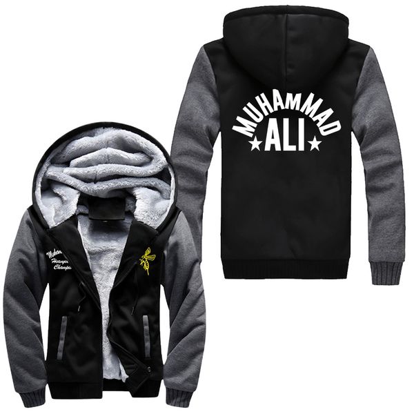 wholesale- ali muhammad ali super warm thicken fleece zip up hoodie men's coat the greatest of all times usa size plus size, Black;brown
wholesale- ali muhammad ali super warm thicken fleece zip up hoodie men's coat the greatest of all times usa size plus size, Black;brown