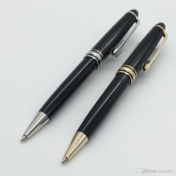 2pcs classique 163 black resin silver/golden clip ballpoint pen ,stationery office luxury pen with serial number, Blue;orange
2pcs classique 163 black resin silver/golden clip ballpoint pen ,stationery office luxury pen with serial number, Blue;orange