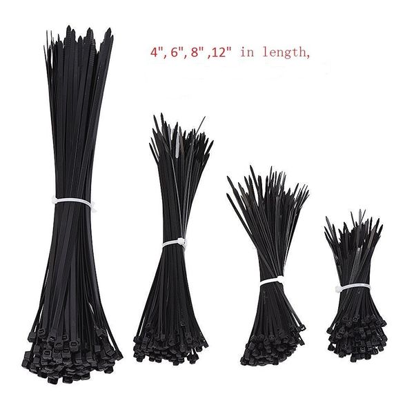 1000pcs Black Nylon Self-Locking Heavy Duty Standard Cable Wrap Zip Ties Straps Wire Cable Tie Kit Fasten Ties for home and Industry
1000pcs Black Nylon Self-Locking Heavy Duty Standard Cable Wrap Zip Ties Straps Wire Cable Tie Kit Fasten Ties for home and Industry