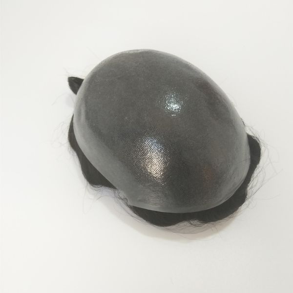 super thin skin pure indian human remy hair pieces hand tied mens prothesis toupee, Black
super thin skin pure indian human remy hair pieces hand tied mens prothesis toupee, Black