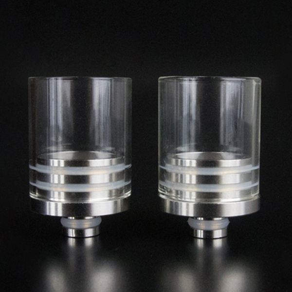 

Super Wide Glass Drip Tips 22MM Wide Bore Drip Tips Mouthpiece Pyrex Glass Drip tip fit 510 RDA Atomizer high quality DHL Free