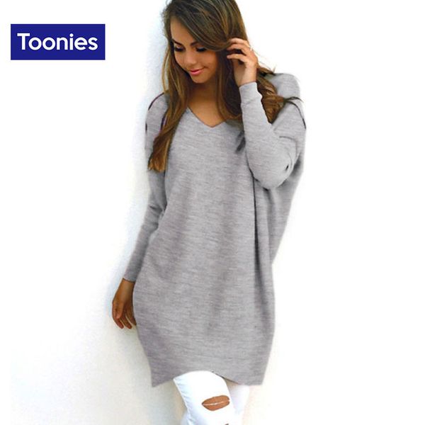 wholesale-pull femme manche longue 7 colors women sweater loose style womens sweaters fashion autumn long sleeved pullover sweater women, White;black
wholesale-pull femme manche longue 7 colors women sweater loose style womens sweaters fashion autumn long sleeved pullover sweater women, White;black