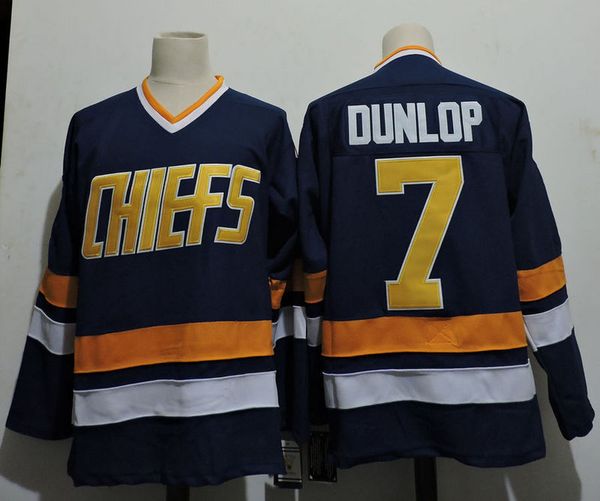 #7 Reggie Dunlop Charlestown Chiefs Jersey Brother Slap Shot 16 JACK HANSON 17 STEVE HANSON 18 JEFF HANSON Movie Hockey Jerseys Blue White
#7 Reggie Dunlop Charlestown Chiefs Jersey Brother Slap Shot 16 JACK HANSON 17 STEVE HANSON 18 JEFF HANSON Movie Hockey Jerseys Blue White