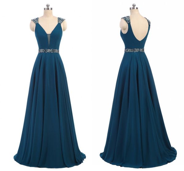 elegant real 2020 teal blue dresses evening wear cap sleeve backless a line chiffon formal mother of the bride dresses with beads, Black;red
elegant real 2020 teal blue dresses evening wear cap sleeve backless a line chiffon formal mother of the bride dresses with beads, Black;red