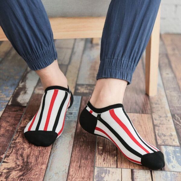 wholesale- men and women's casual vertical stripes stealth cotton socks slippers 5 colors zdl026, Black;white
wholesale- men and women's casual vertical stripes stealth cotton socks slippers 5 colors zdl026, Black;white