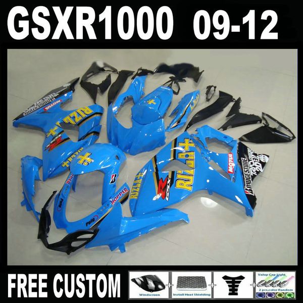 injection mold customize fairing kit for suzuki gsxr1000 09 10 11 12 blue black fairings set gsxr 1000 2009-2012 it18 
injection mold customize fairing kit for suzuki gsxr1000 09 10 11 12 blue black fairings set gsxr 1000 2009-2012 it18