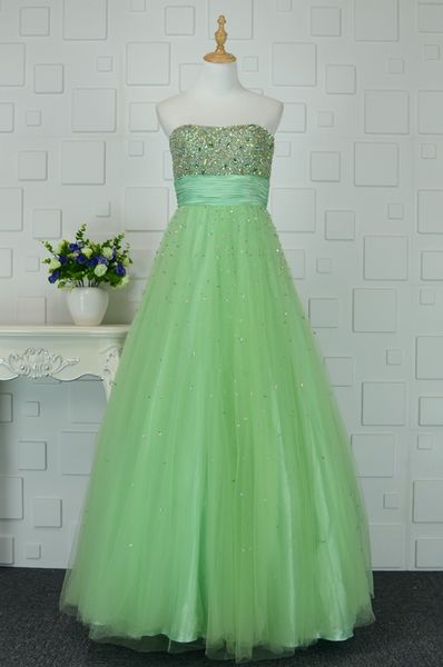 beaded strapless tulle a line prom dress light green 2017 elegant prom gowns new quinceanera dress, Black
beaded strapless tulle a line prom dress light green 2017 elegant prom gowns new quinceanera dress, Black