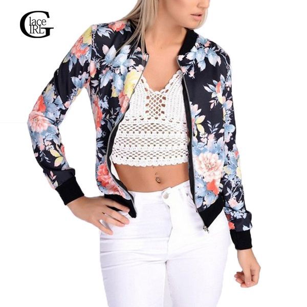 wholesale- lace girl 2017 new women jackets vintage flower print casual short jackets slim long sleeve zipper coat stand collar plus size, Black;brown
wholesale- lace girl 2017 new women jackets vintage flower print casual short jackets slim long sleeve zipper coat stand collar plus size, Black;brown