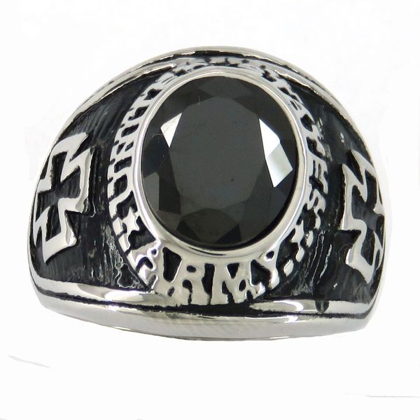 fanssteel stainless steel vintage mens or wemens jewelry united states army american cross military ring 11w31b, Silver
fanssteel stainless steel vintage mens or wemens jewelry united states army american cross military ring 11w31b, Silver