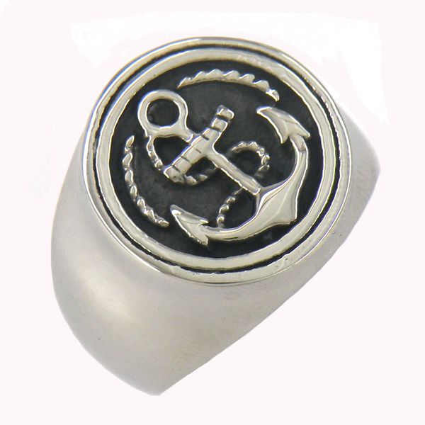 fanssteel stainless steel jewelry punk military marine anchor with rope ring sailor navy ring gift for brothers fsr11w57, Silver
fanssteel stainless steel jewelry punk military marine anchor with rope ring sailor navy ring gift for brothers fsr11w57, Silver