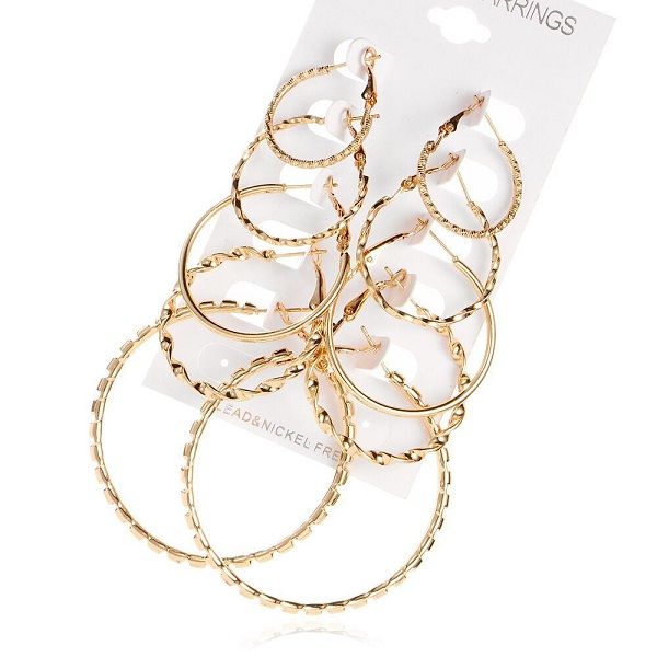 style hoop huggie earrings fashion unique gold plated alloy circle earrings combination suit 1 set = 5 pairs factory price ing
style hoop huggie earrings fashion unique gold plated alloy circle earrings combination suit 1 set = 5 pairs factory price ing