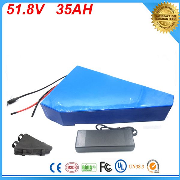 a grade quality 51.8v 35ah triangle battery 51.8v ebike batterie 52v 1500w li-ion battery pack for electric bicycle for sanyo cell
a grade quality 51.8v 35ah triangle battery 51.8v ebike batterie 52v 1500w li-ion battery pack for electric bicycle for sanyo cell