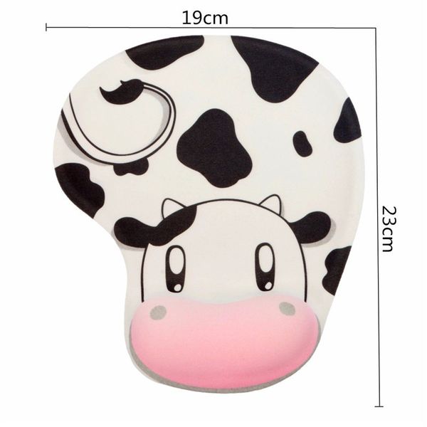 Cute Cartoon Cow Squirrel Mouse Pad With Wrist Rest Creative Silicone Fabric Wrist Protector Skidproof Mouse Mat for Work Game
Cute Cartoon Cow Squirrel Mouse Pad With Wrist Rest Creative Silicone Fabric Wrist Protector Skidproof Mouse Mat for Work Game