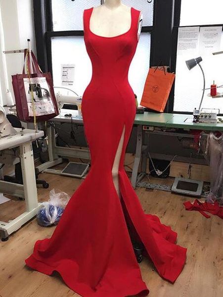 real image red michael costello prom dresses mermaid scoop neckline evening gowns floor length split side long occasion dress, Black
real image red michael costello prom dresses mermaid scoop neckline evening gowns floor length split side long occasion dress, Black
