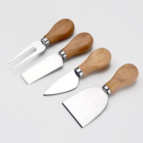 1 set 4pcs knives bard set oak handle cheese knife kit kitchen cooking tools useful accessories
1 set 4pcs knives bard set oak handle cheese knife kit kitchen cooking tools useful accessories