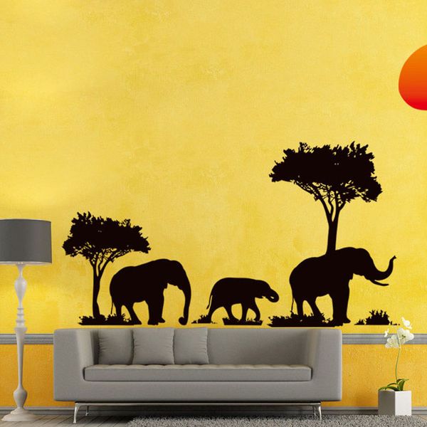 2017 Hot Sale Sunset Cute Cartoon Elephant Stickers Bedroom Living Room Creative Wall Decal Decorative Murals Vinyl Art Diy
2017 Hot Sale Sunset Cute Cartoon Elephant Stickers Bedroom Living Room Creative Wall Decal Decorative Murals Vinyl Art Diy
