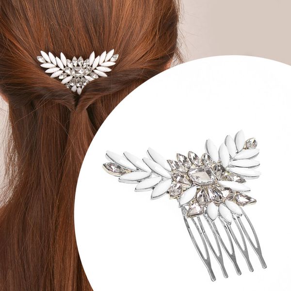 elegant women silver plated acrylic simple rhinestone hairpin hair clip headwear #r48, Black;brown
elegant women silver plated acrylic simple rhinestone hairpin hair clip headwear #r48, Black;brown