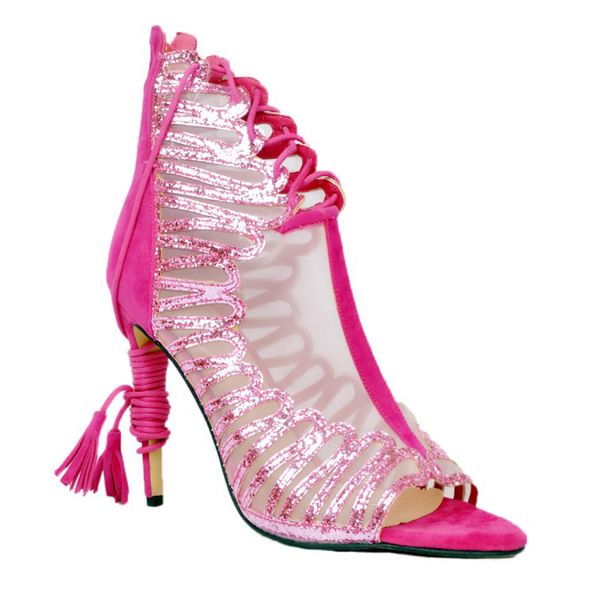zandina selling womens fashion handmade 11cm open-toe fringed deco zipper high heel party shoes pink xd051, Black
zandina selling womens fashion handmade 11cm open-toe fringed deco zipper high heel party shoes pink xd051, Black