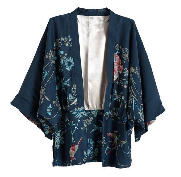 new fashion ladies' vintage non-button phoenix pattern loose kimono coat jacket outwear casual slim outwear, Black;brown
new fashion ladies' vintage non-button phoenix pattern loose kimono coat jacket outwear casual slim outwear, Black;brown