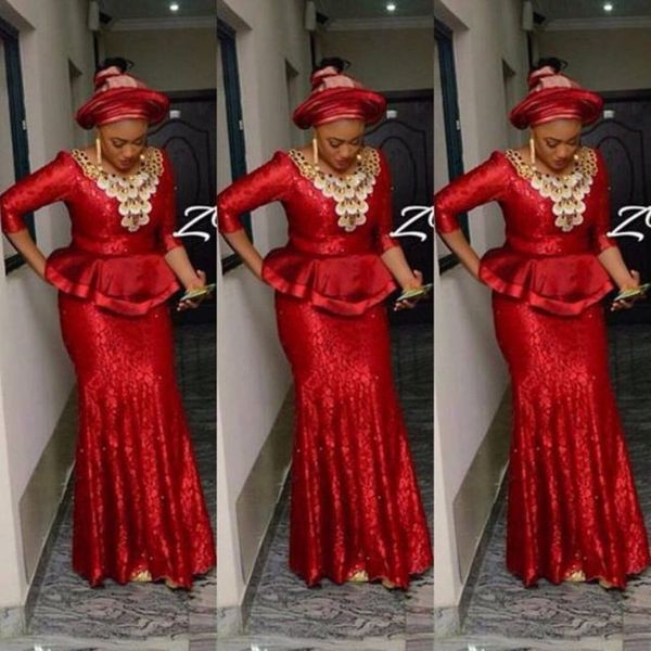 red sparkle sequined dubay abaya evening dresses 3/4 long sleeve ruffles peplum aso ebi mermaid prom gowns floor-length cocktail dress, Black
red sparkle sequined dubay abaya evening dresses 3/4 long sleeve ruffles peplum aso ebi mermaid prom gowns floor-length cocktail dress, Black