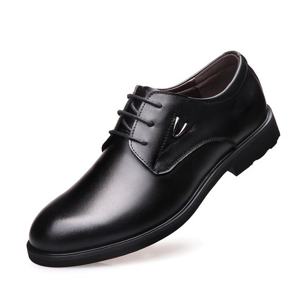 lace-up style men fashion casual leather shoes dress shoe wear non-slip breathable flat for man shoe, Black
lace-up style men fashion casual leather shoes dress shoe wear non-slip breathable flat for man shoe, Black