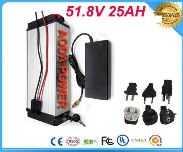 52v 1000w ebike lithium battery 51.8v 25ah aluminium case rear rack bike electric bicycle lithium battery for panasonic cell
52v 1000w ebike lithium battery 51.8v 25ah aluminium case rear rack bike electric bicycle lithium battery for panasonic cell