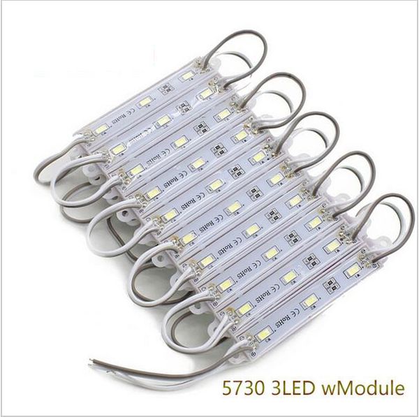 

smd5730 led module light lamp waterproof modules dc12v 3 leds sign led backlights for channel letters white warm white